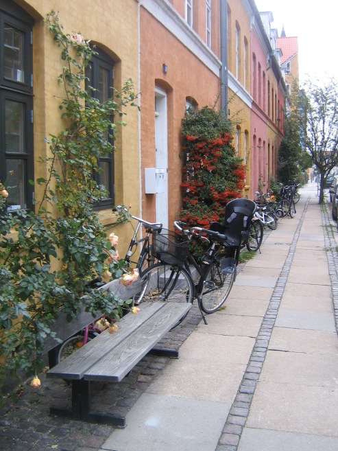 Biking the streets of Copenhagen